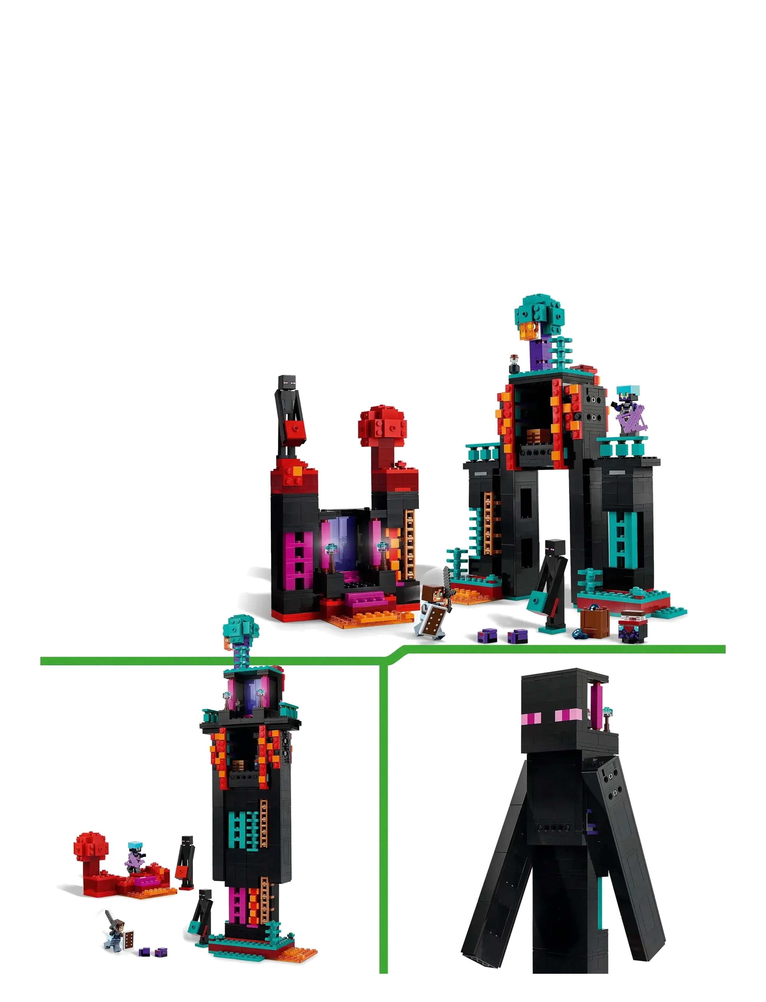 LEGO - The Enderman Tower Toy for Kids, Gamer Gift 21279 - lego® minecraft® - multi - 2