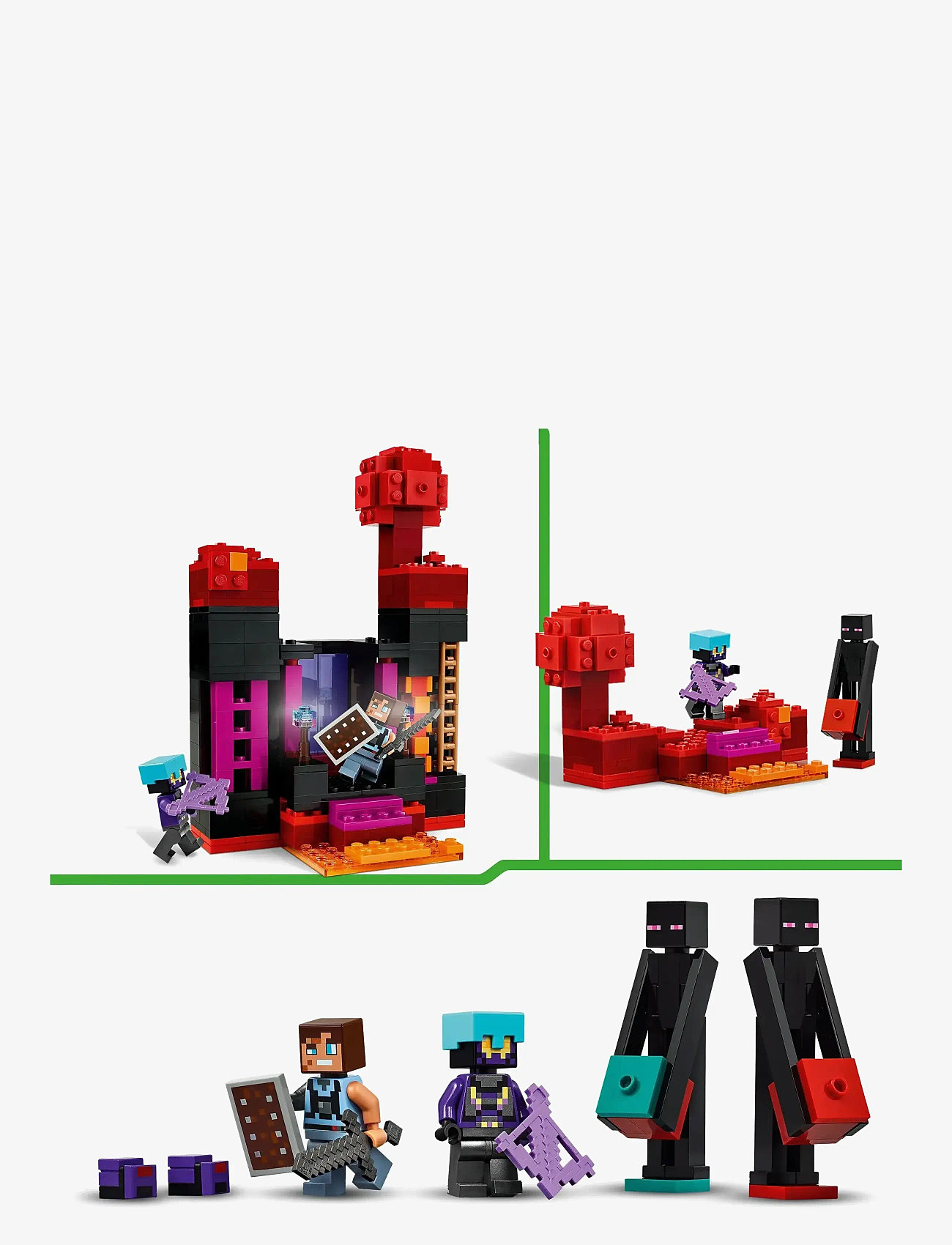 LEGO - The Enderman Tower Toy for Kids, Gamer Gift 21279 - lego minecraft® - multi - 3