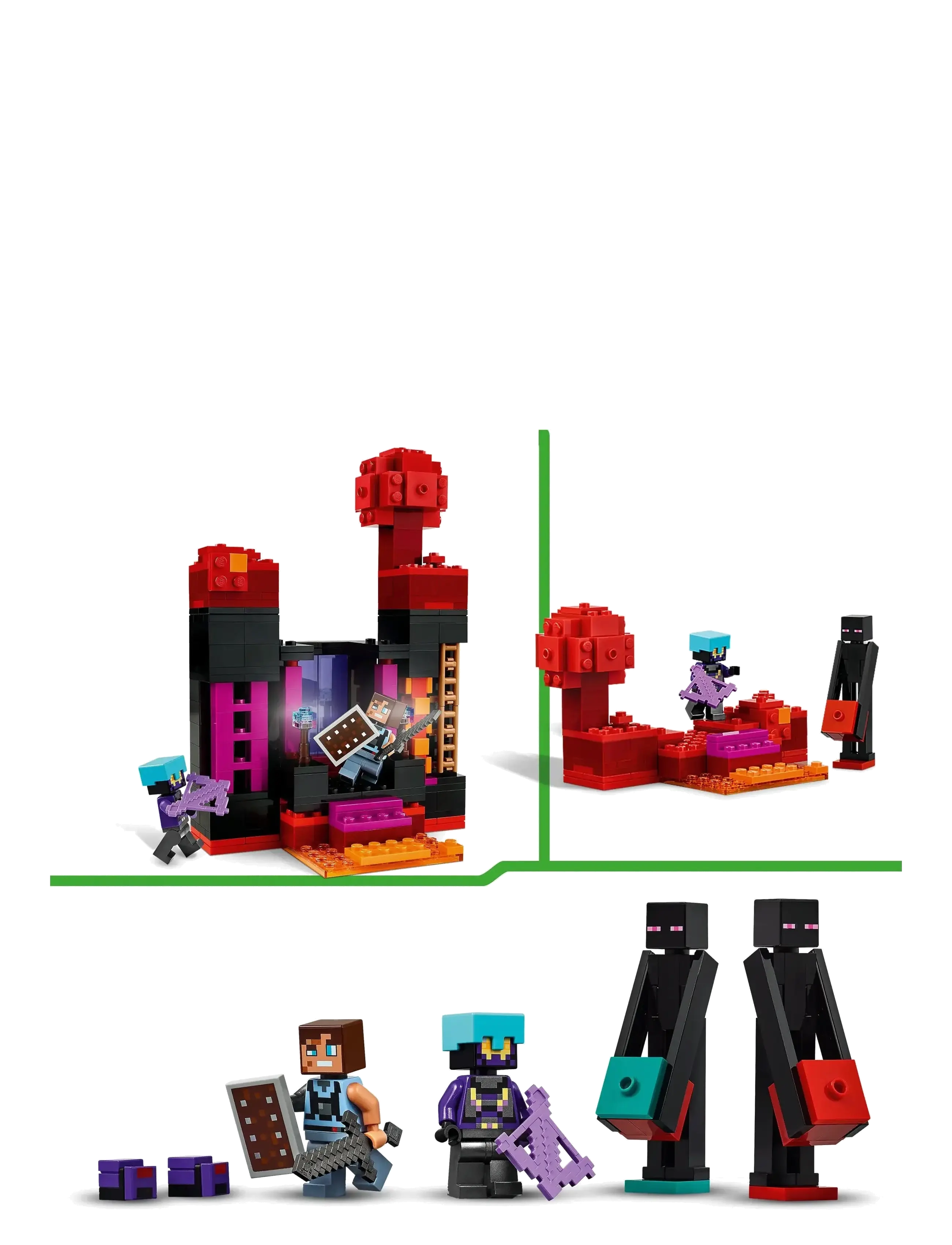 LEGO - The Enderman Tower Toy for Kids, Gamer Gift 21279 - lego® minecraft® - multi - 3