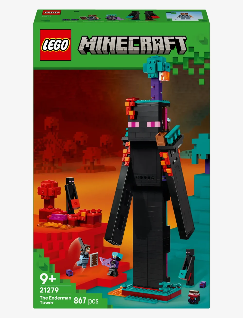 LEGO - The Enderman Tower Toy for Kids, Gamer Gift 21279 - lego minecraft® - multi - 5