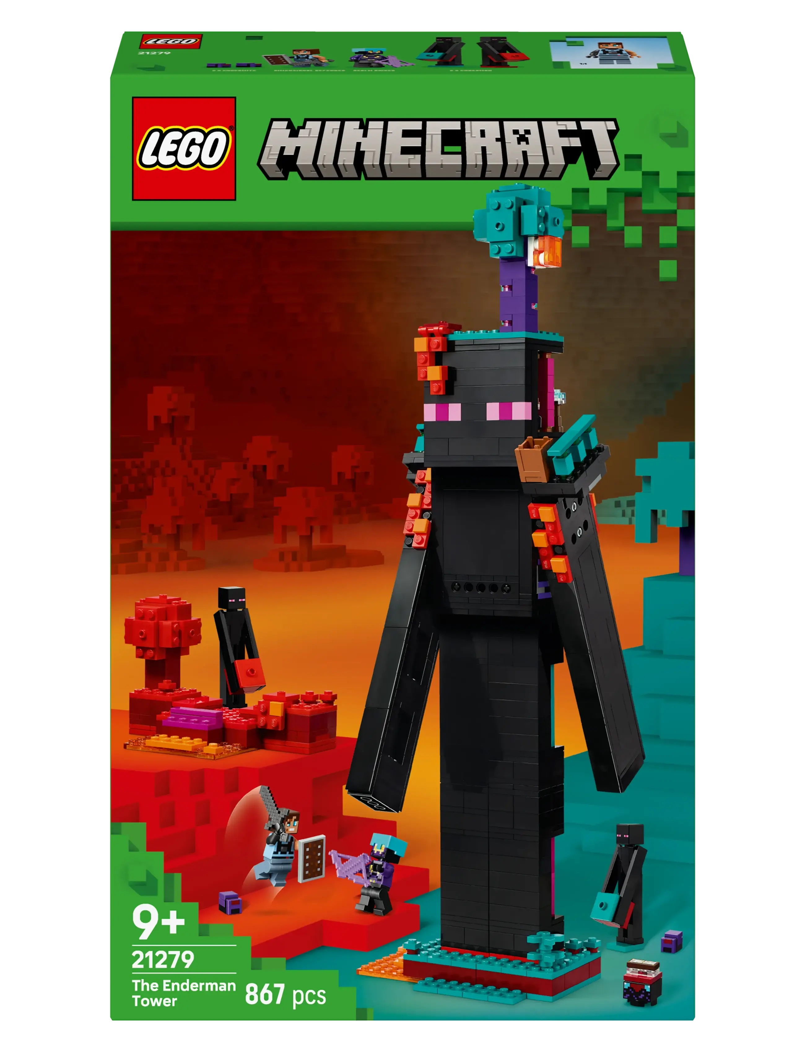 LEGO - The Enderman Tower Toy for Kids, Gamer Gift 21279 - lego® minecraft® - multi - 5