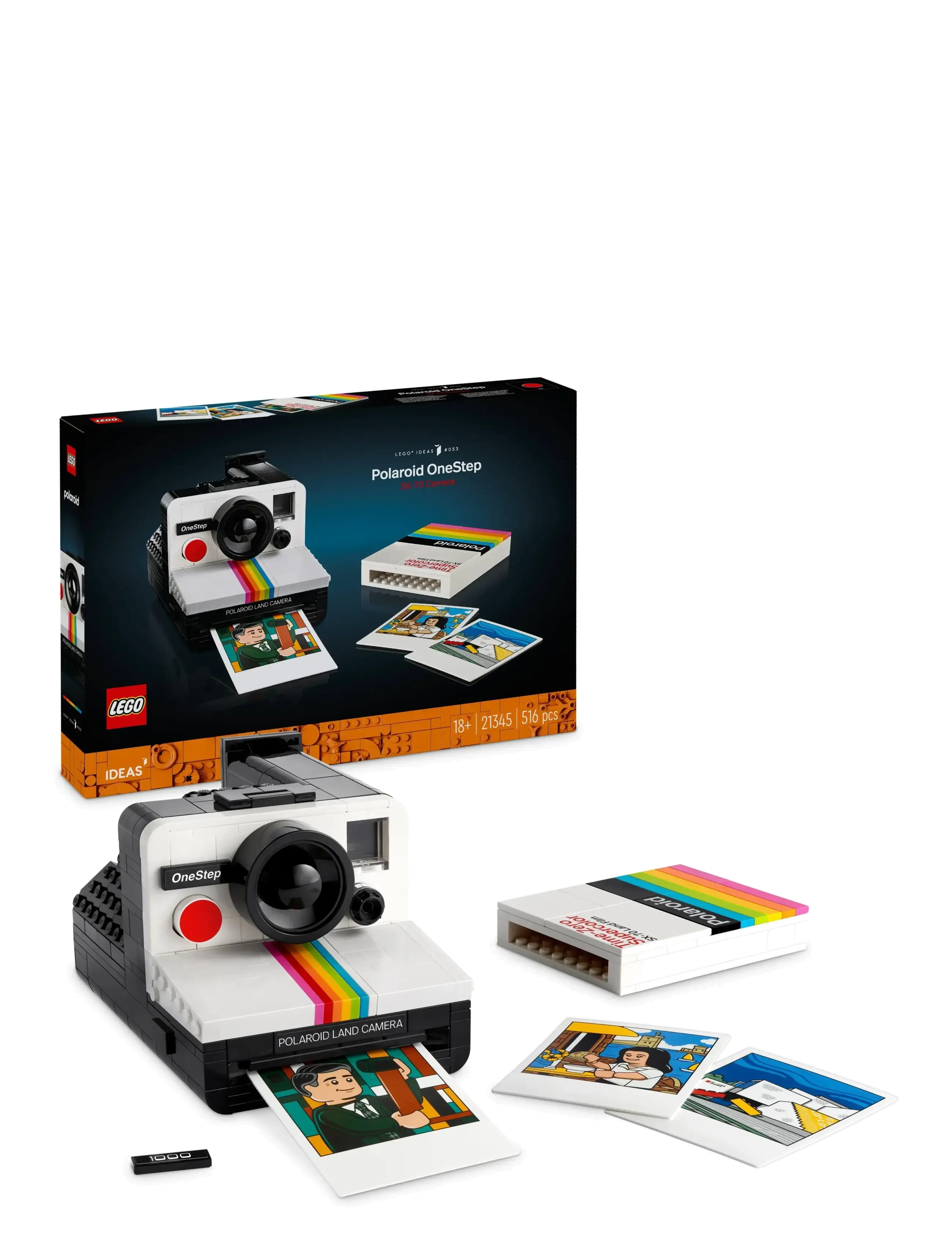 LEGO Polaroid Onestep Sx-70-Kamera 21345, One Size, Lego Spielzeug, Mehrfarbig/gemustert - creator, Homeware