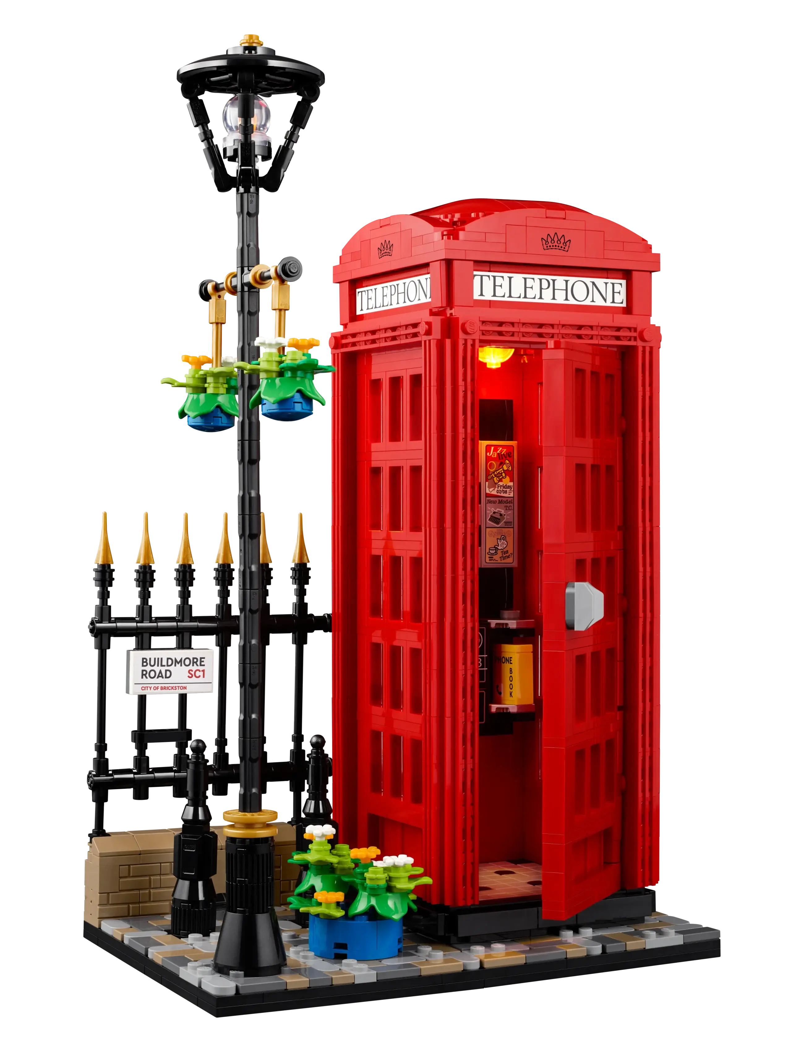 LEGO - Rød London-telefonboks 21347 - multi - 2