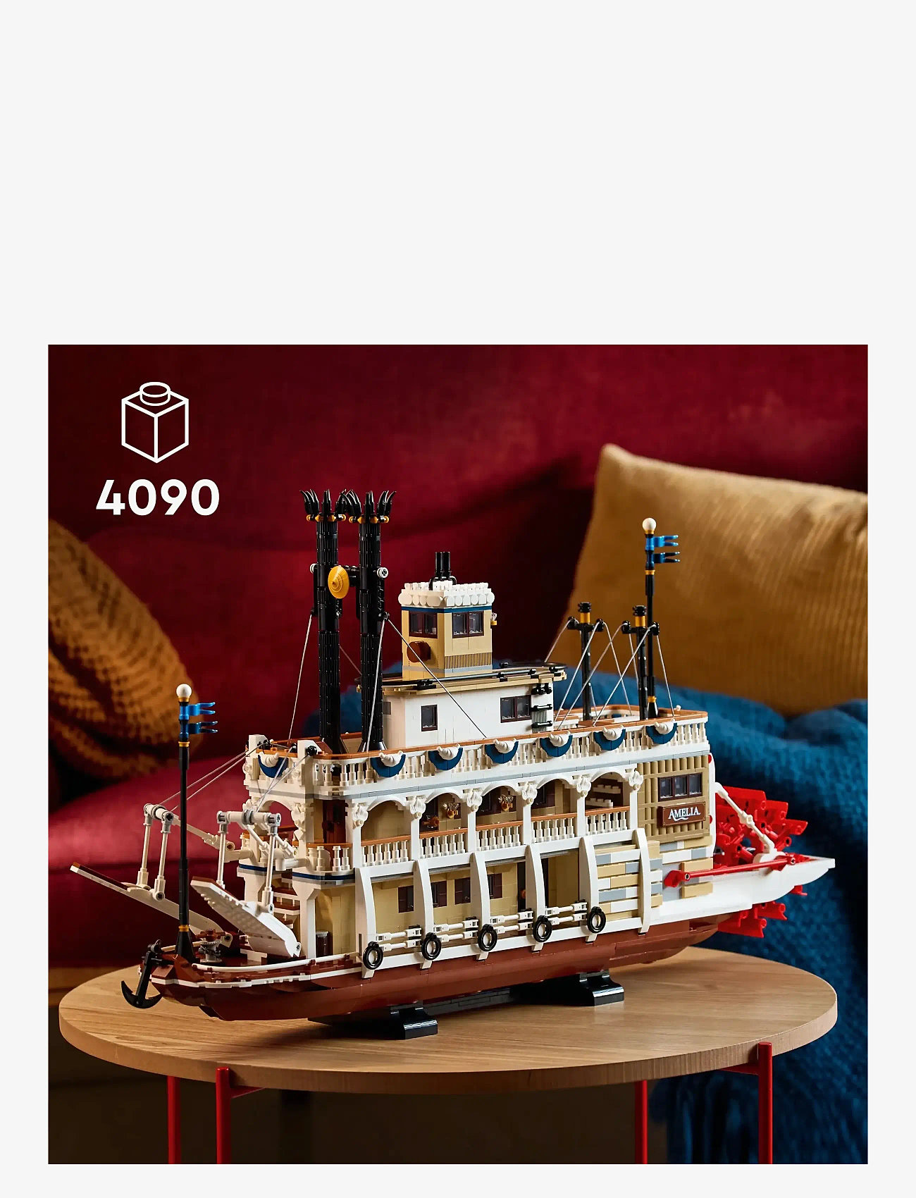 LEGO - Ideas River Steamboat, Nautical Decor for the Home 21356 - lego adults welcome - multi - 1