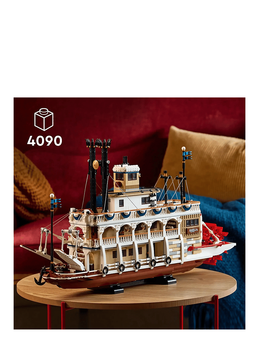 LEGO - Ideas River Steamboat, Nautical Decor for the Home 21356 - geburtstagsgeschenke - multi - 1