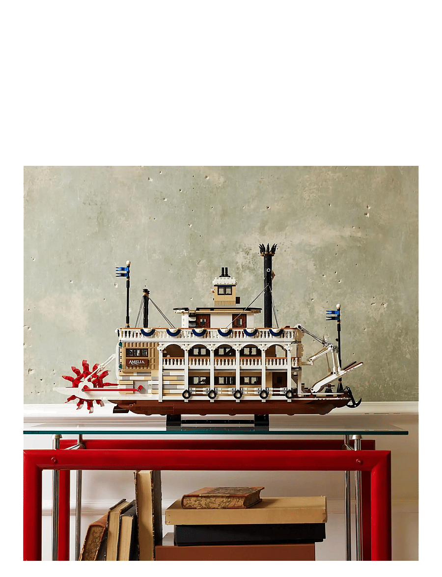 LEGO - Ideas River Steamboat, Nautical Decor for the Home 21356 - geburtstagsgeschenke - multi - 3