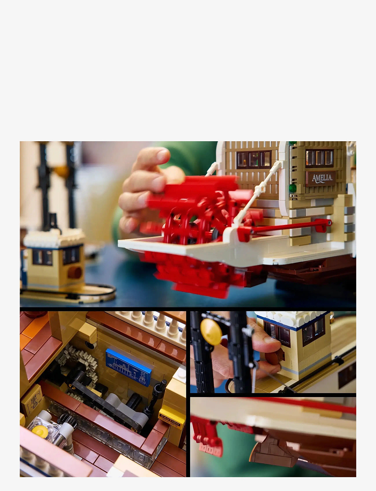 LEGO - Ideas River Steamboat, Nautical Decor for the Home 21356 - lego adults welcome - multi - 4