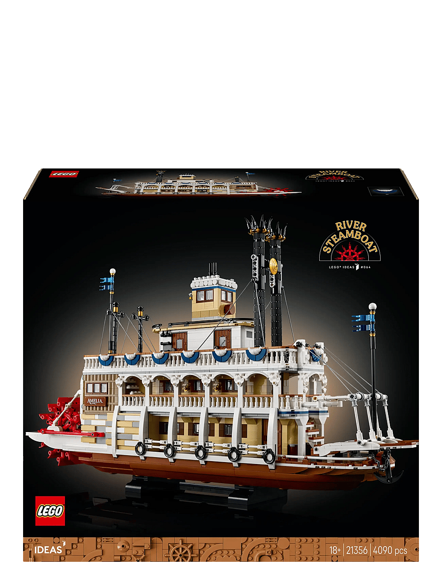 LEGO - Ideas River Steamboat, Nautical Decor for the Home 21356 - geburtstagsgeschenke - multi - 5