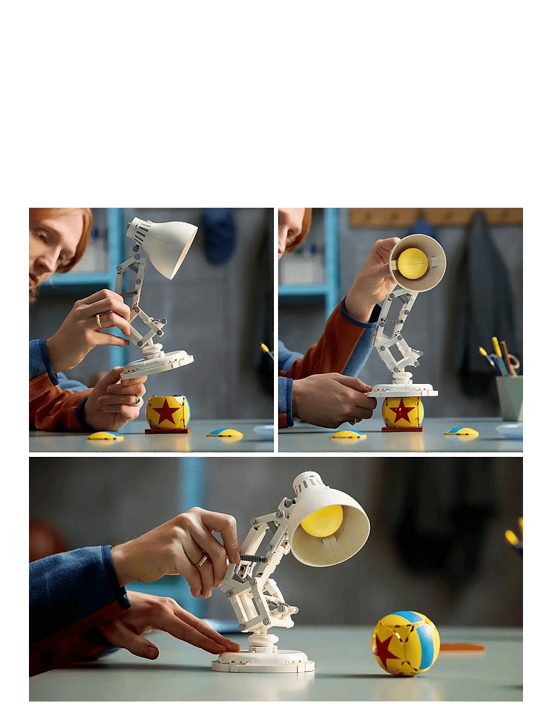 LEGO - Ideas | Disney Pixar Luxo Jr. Buildable Display Model 21357 - lego adults welcome - multi - 4