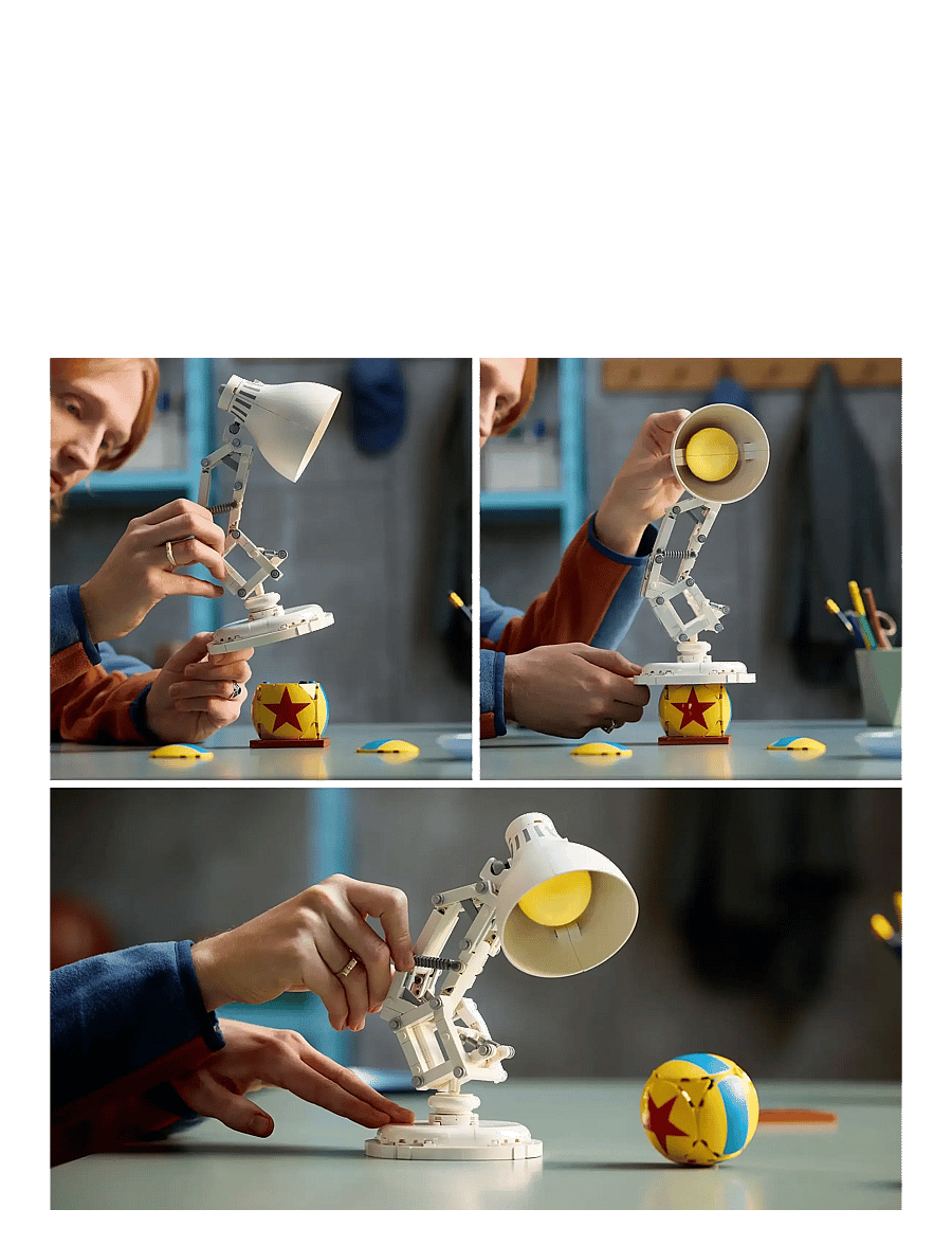 LEGO - Ideas | Disney Pixar Luxo Jr. Buildable Display Model 21357 - lego adults welcome - multi - 4