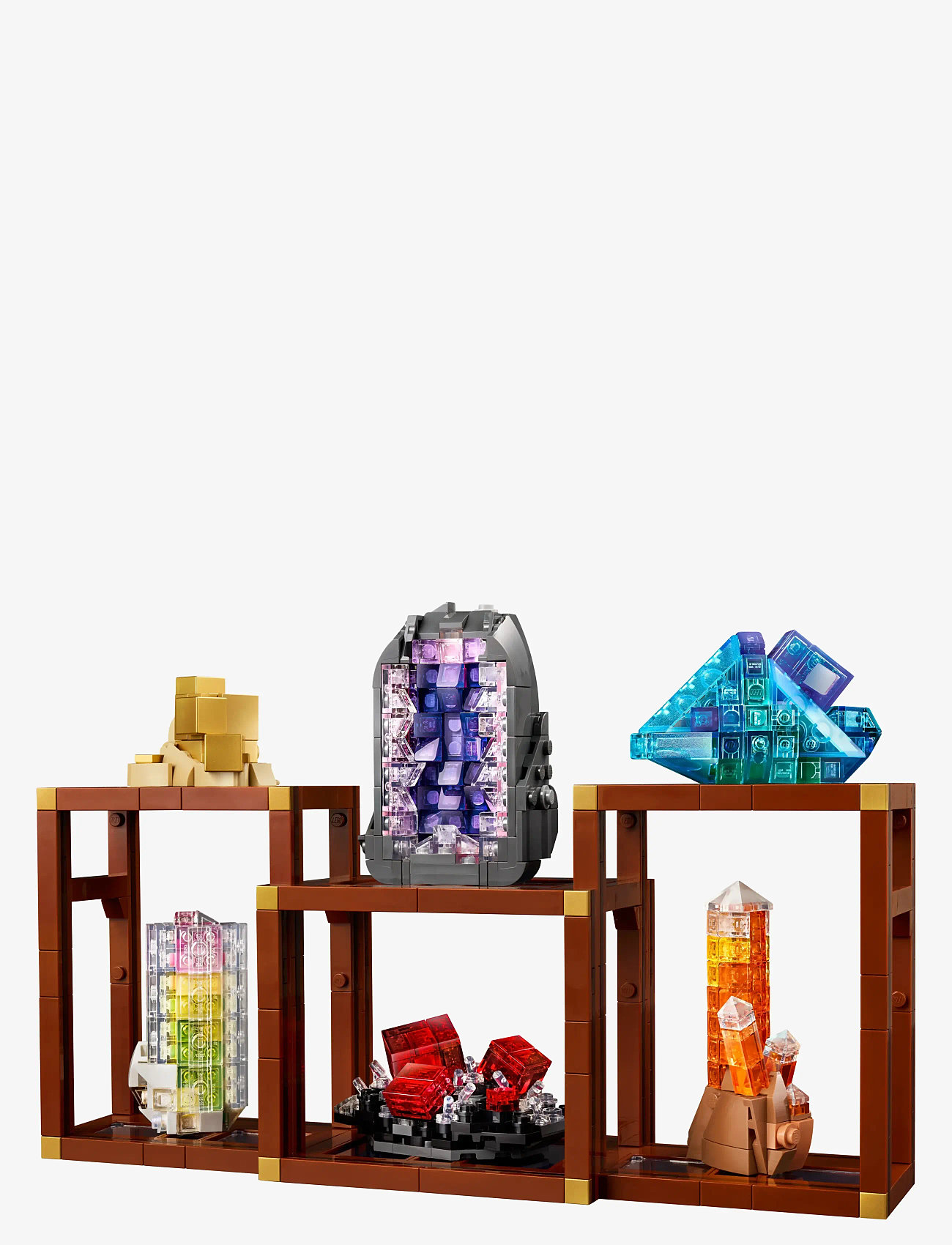 LEGO - Ideas Mineral Collection, Crystal Display Shelves 21362 - fødselsdagsgaver - multi - 2