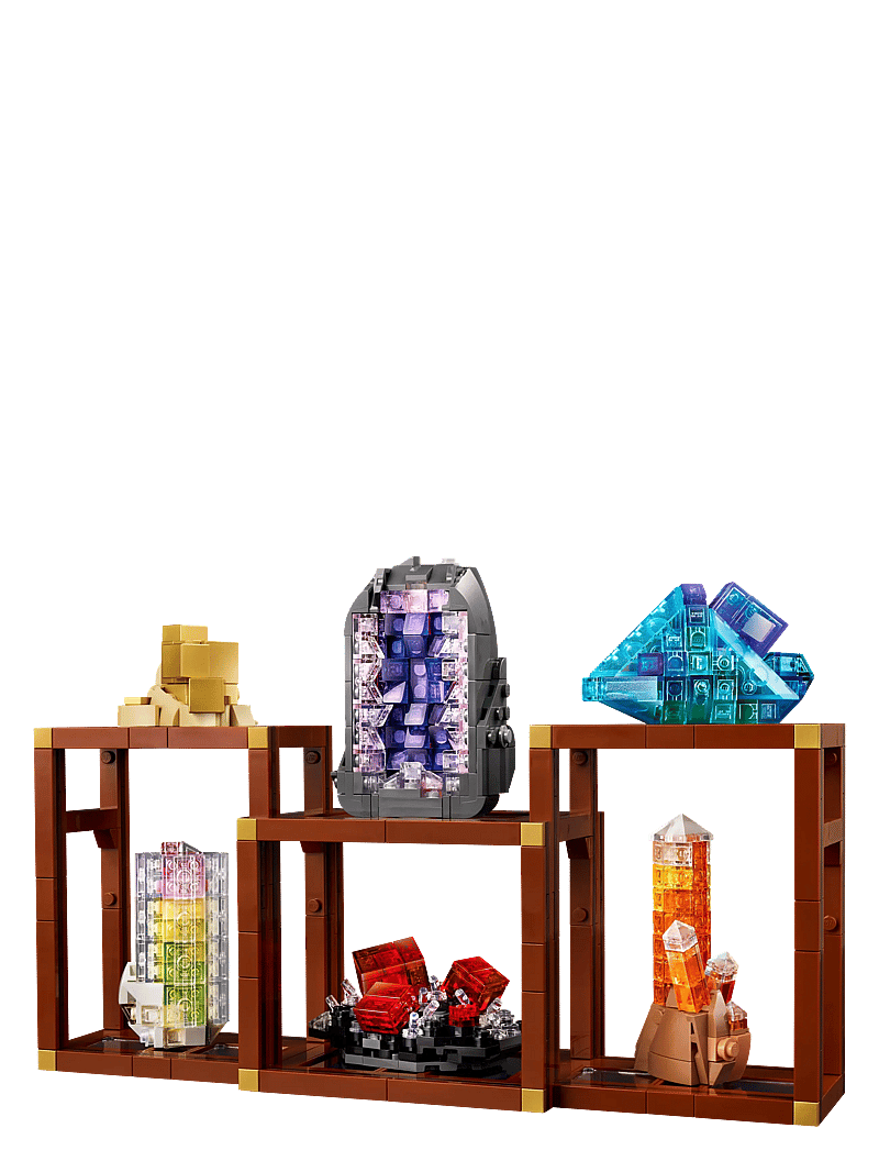 LEGO - Ideas Mineral Collection, Crystal Display Shelves, Living Room Decor 21362 - lego adults welcome - multi - 2