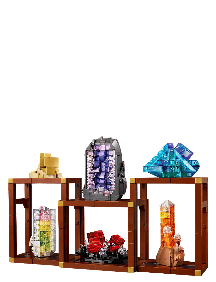 LEGO - Ideas Mineral Collection, Crystal Display Shelves, Living Room Decor 21362 - geburtstagsgeschenke - multi - 2