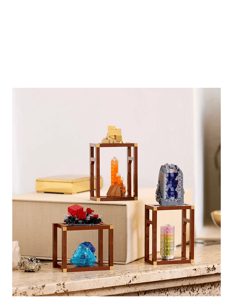LEGO - Ideas Mineral Collection, Crystal Display Shelves, Living Room Decor 21362 - lego adults welcome - multi - 3