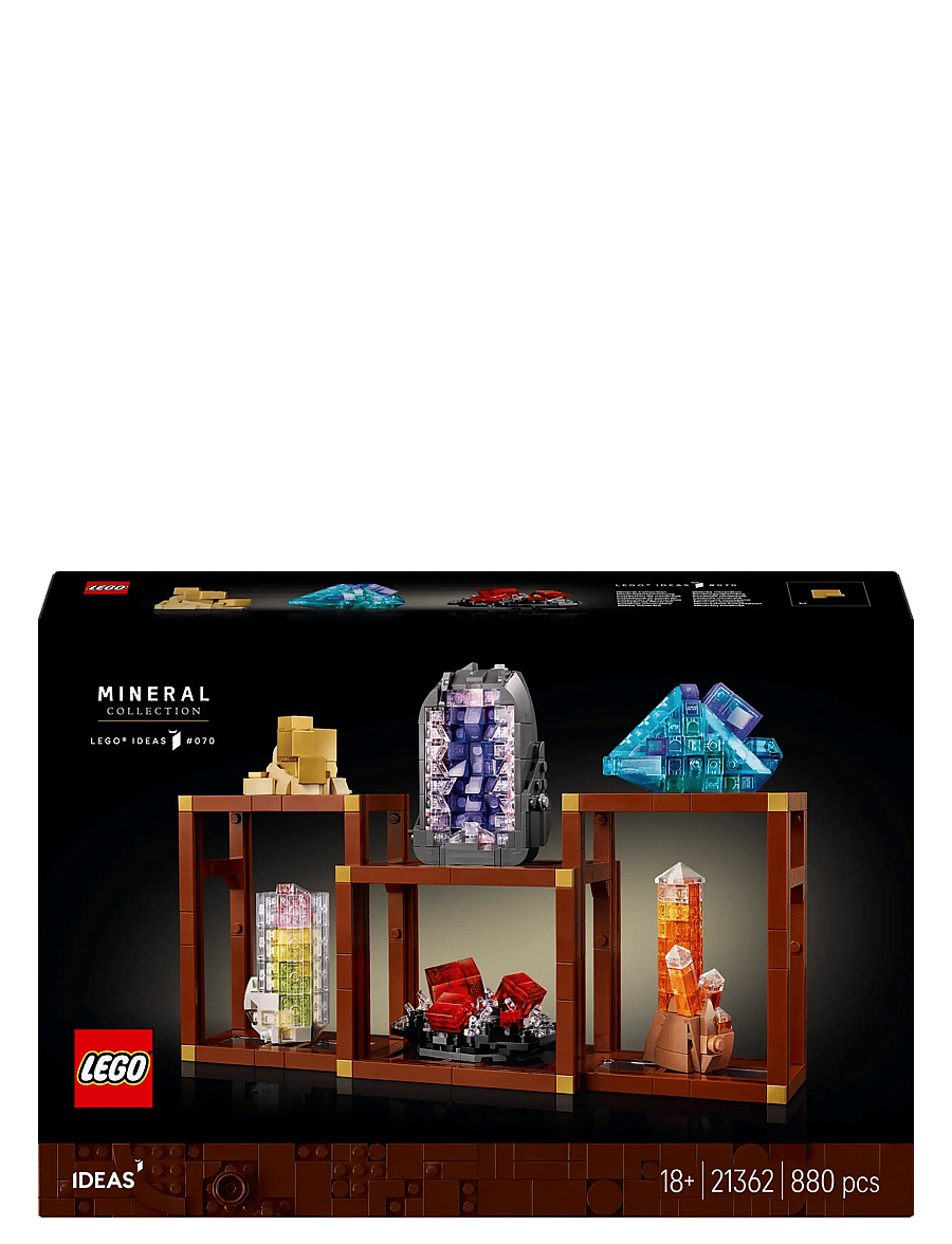 LEGO - Ideas Mineral Collection, Crystal Display Shelves, Living Room Decor 21362 - geburtstagsgeschenke - multi - 5