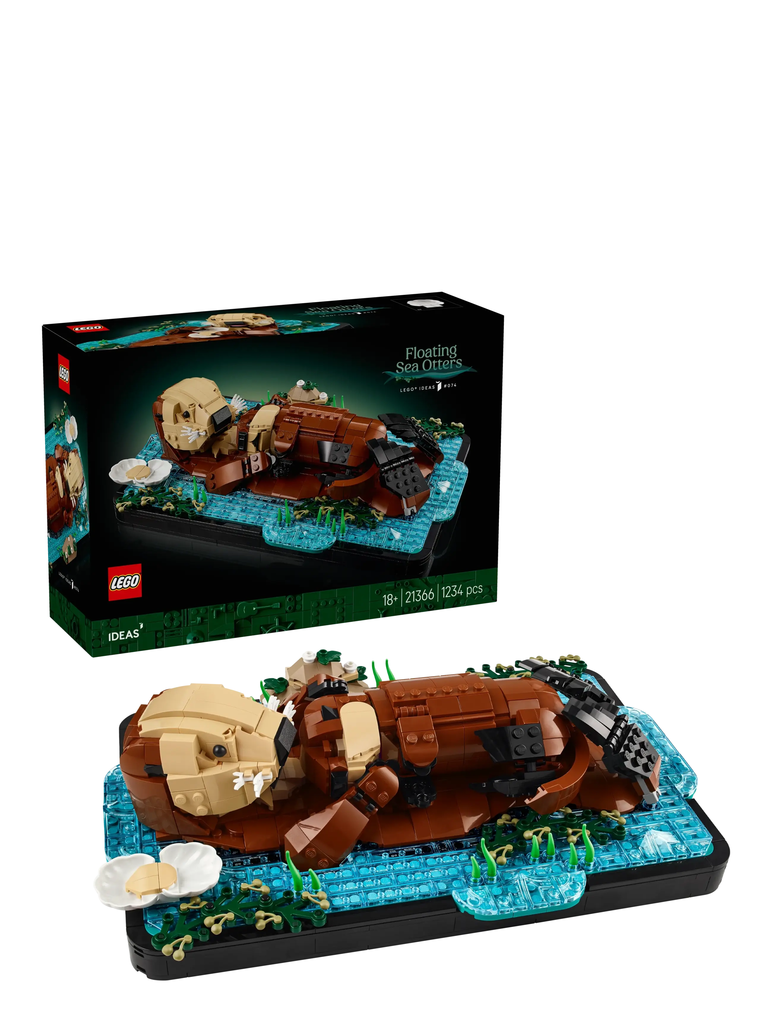 LEGO Ideas Floating Sea Otters Building Set 21366 - Jõulukingid - MULTI / multi