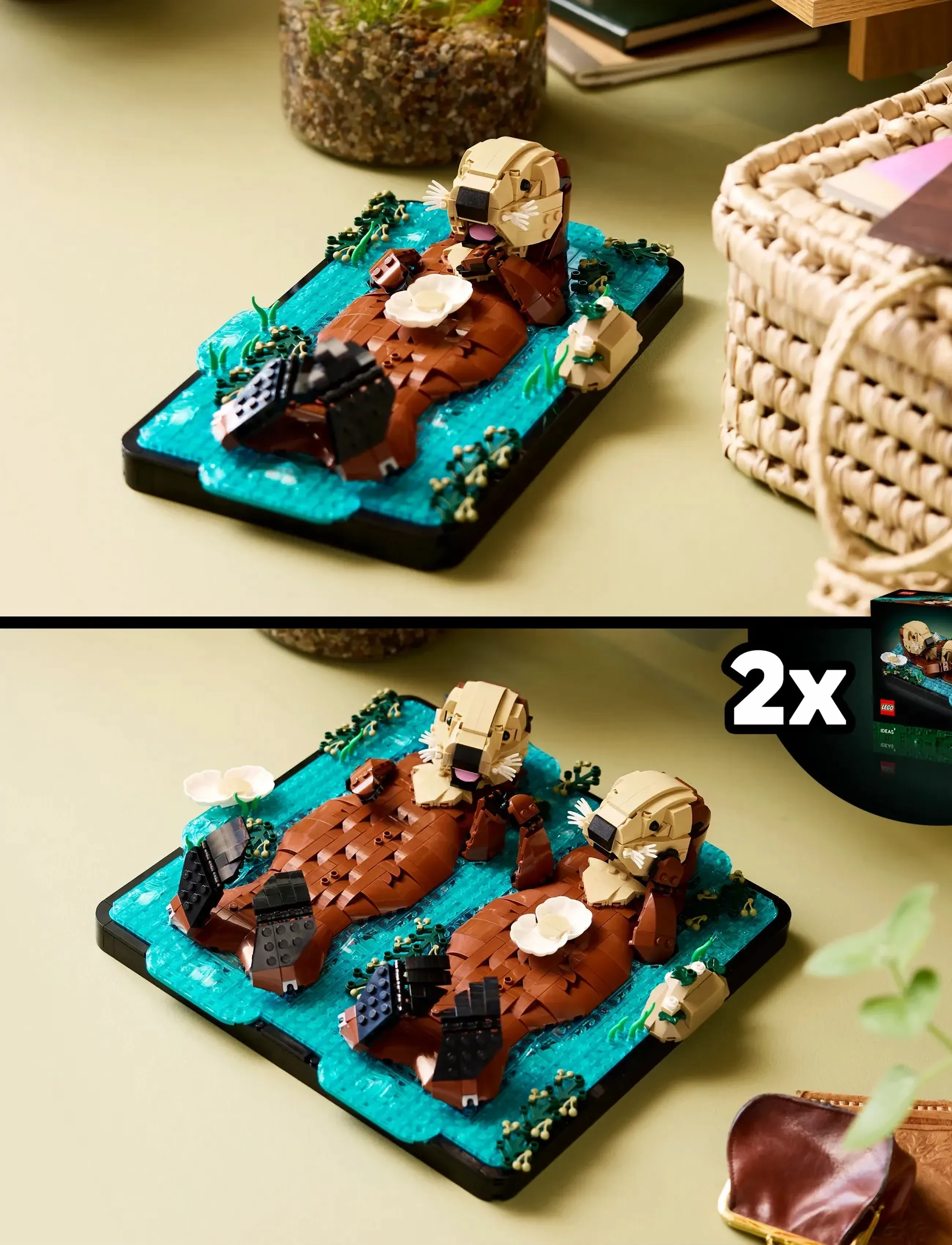 LEGO Ideas Floating Sea Otters Building Set 21366 - Naistele - MULTI / multi