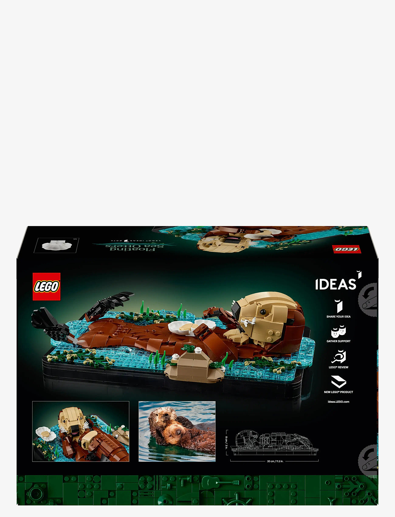 LEGO - Ideas Floating Sea Otters Building Set 21366 - lego ideas - multi - 3