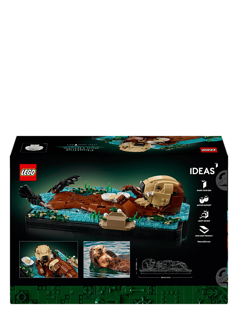 LEGO - Ideas Floating Sea Otters Building Set 21366 - lego ideas - multi - 3