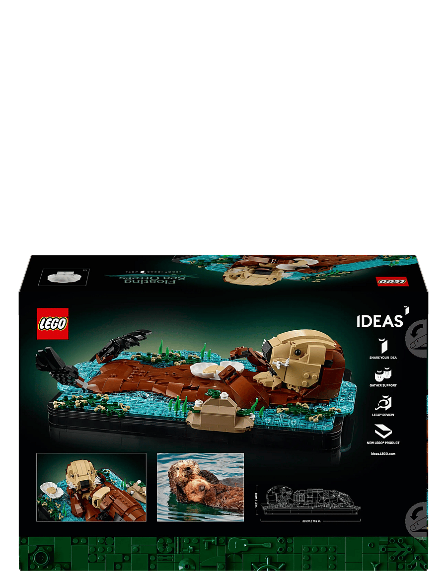 LEGO - Ideas Floating Sea Otters Building Set 21366 - lego ideas - multi - 3