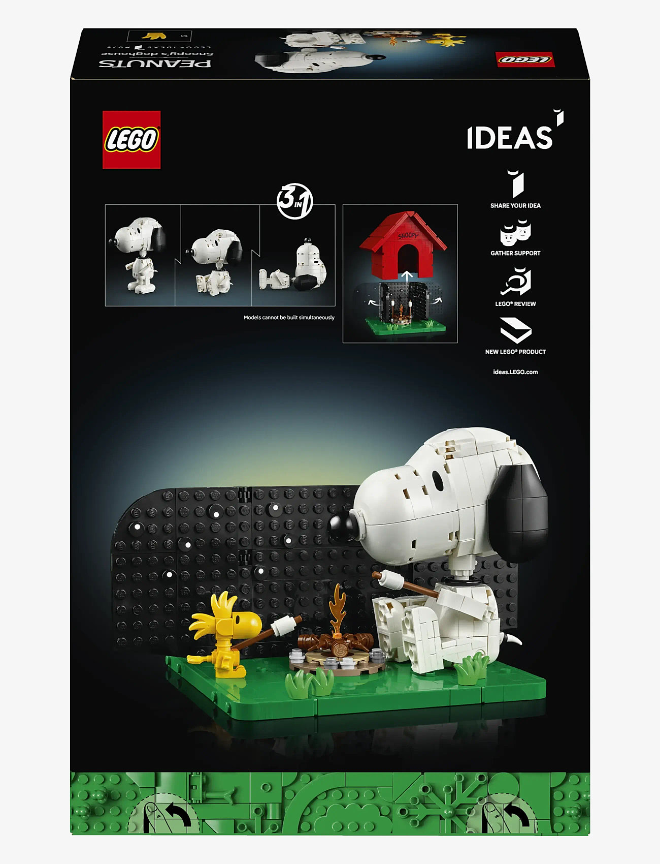 LEGO - Ideas Peanuts: Snoopy’s Doghouse Set 21368 - lego ideas - multi - 3