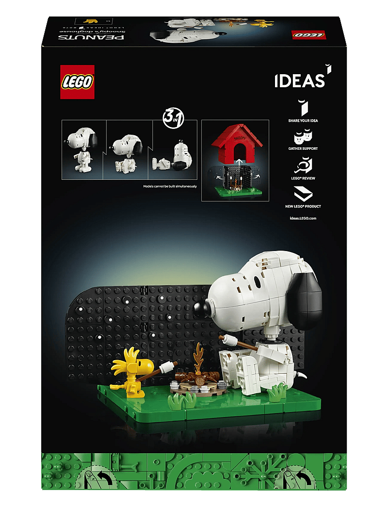 LEGO - Ideas Peanuts: Snoopy’s Doghouse Set 21368 - lego ideas - multi - 3