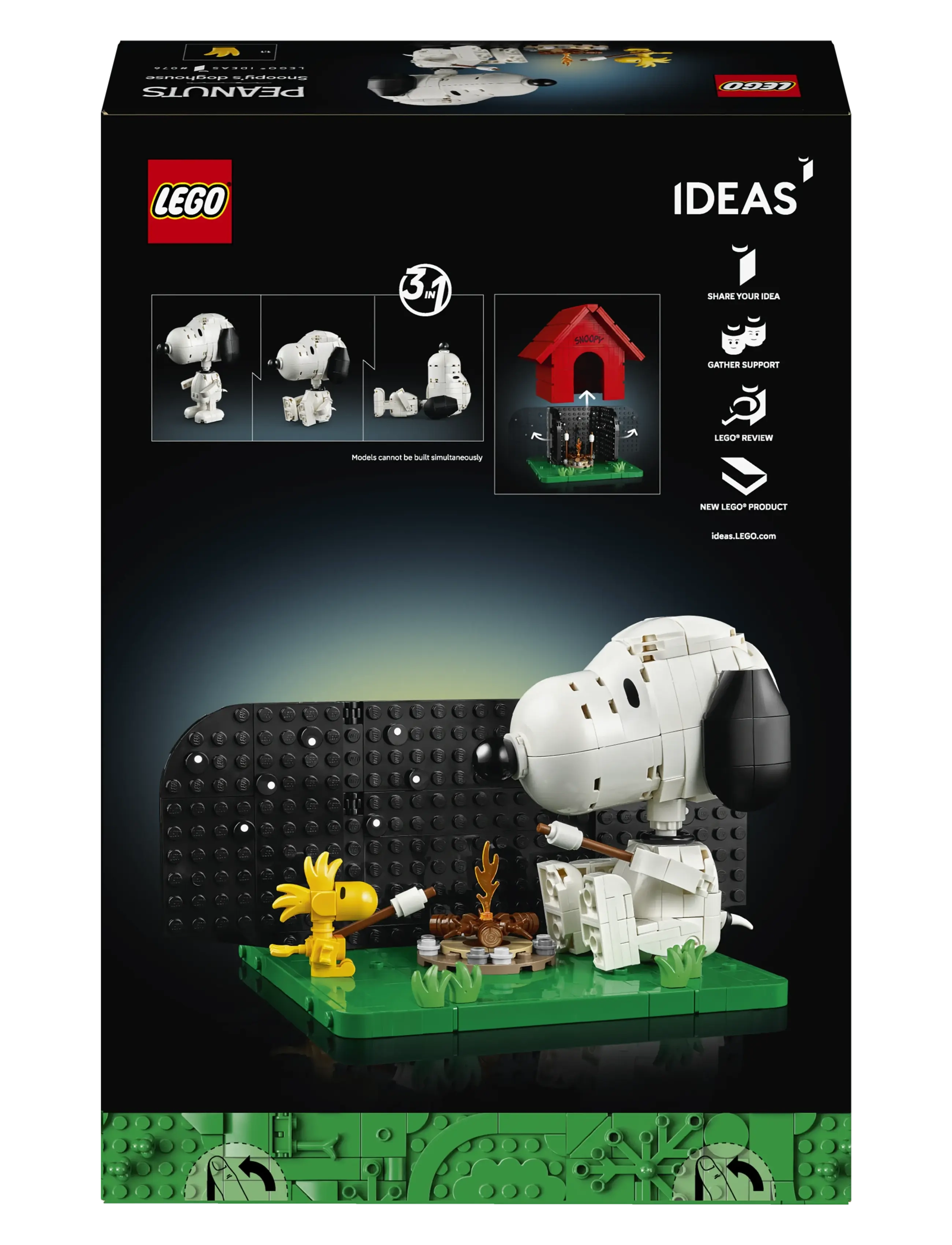 LEGO - Ideas Peanuts: Snoopy’s Doghouse Set 21368 - lego ideas - multi - 3