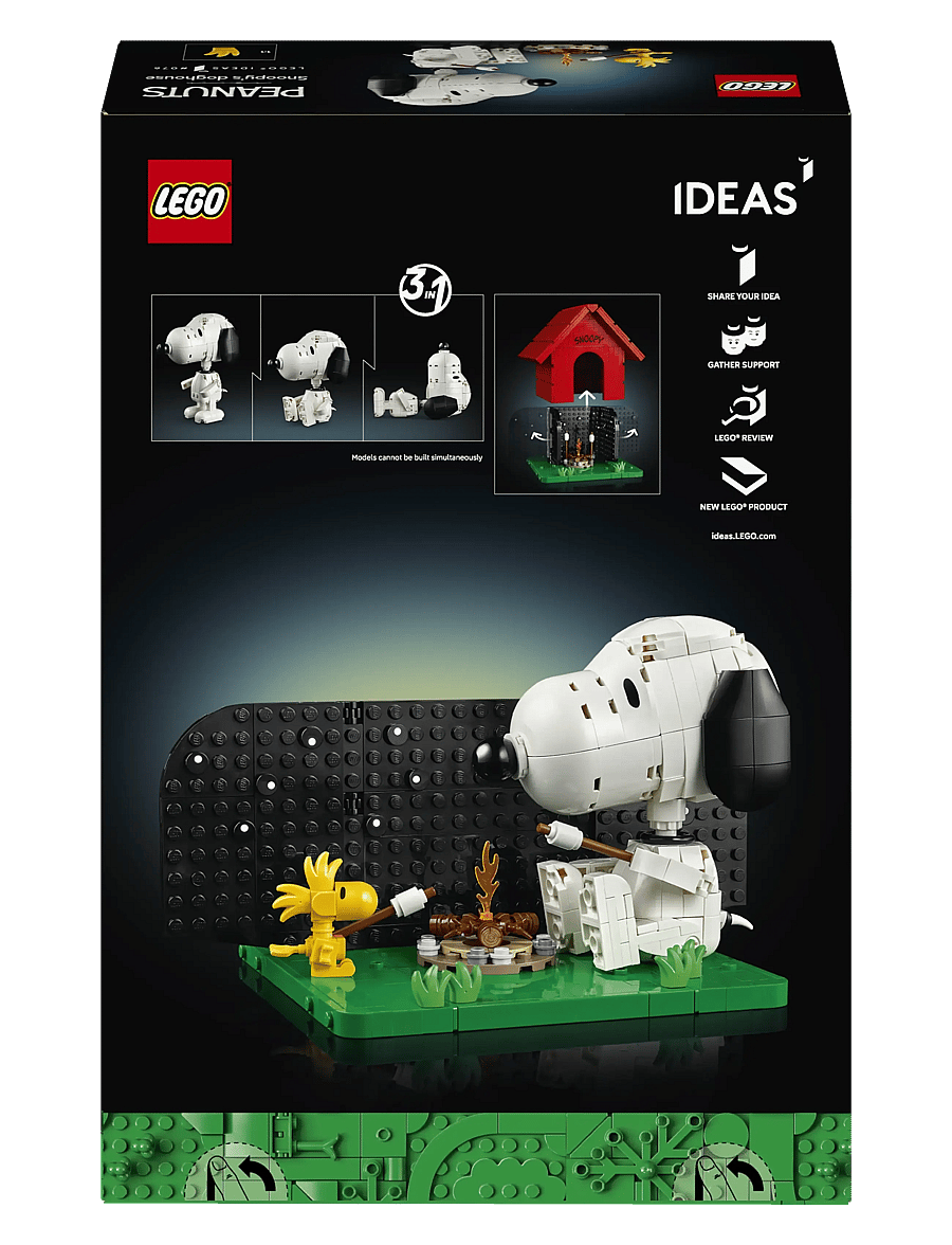 LEGO - Ideas Peanuts: Snoopy’s Doghouse Set 21368 - lego ideas - multi - 3