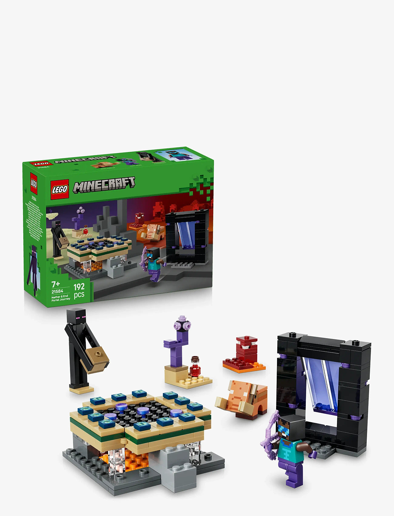 LEGO - Resa med Nether- och End-portal 21584 - lego minecraft® - multi - 0