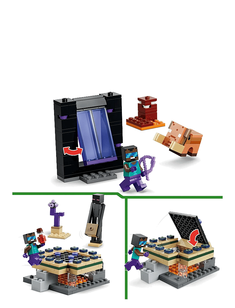 LEGO - Nether & End Portal Journey Gamer Toy 21584 - lego minecraft® - multi - 4