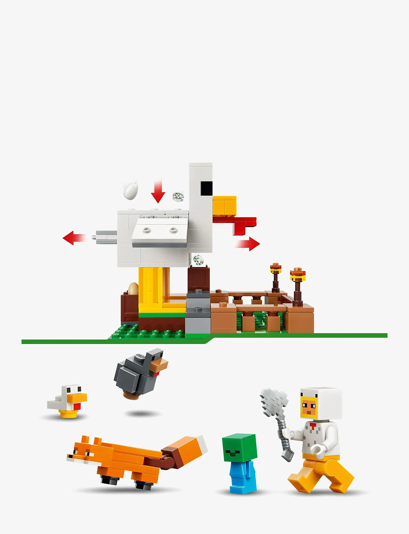LEGO - Hønsefarm 21585 - lego minecraft® - multi - 3