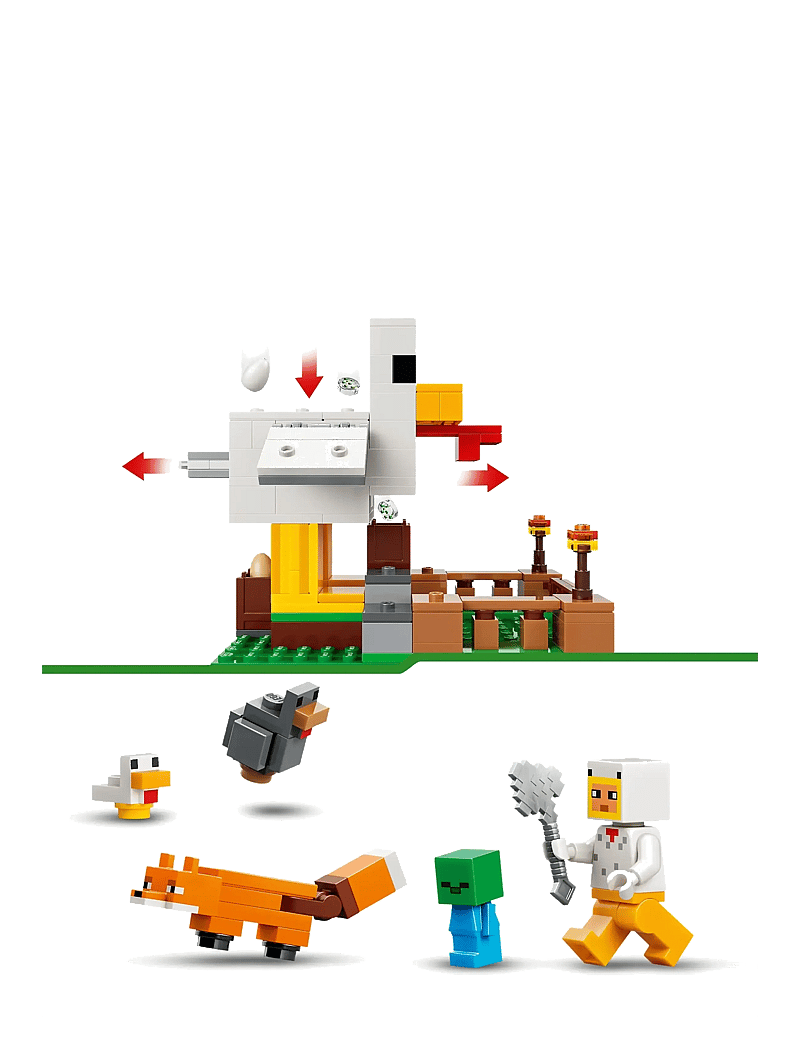LEGO - Chicken Farm - Gaming Building Toy 21585 - lego minecraft® - multi - 3