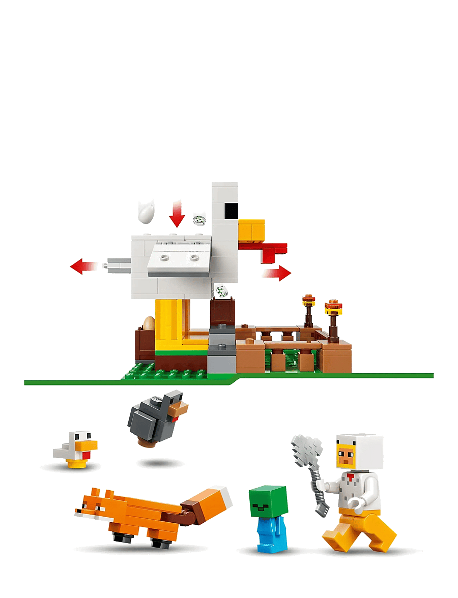 LEGO - Chicken Farm - Gaming Building Toy 21585 - lego minecraft® - multi - 3