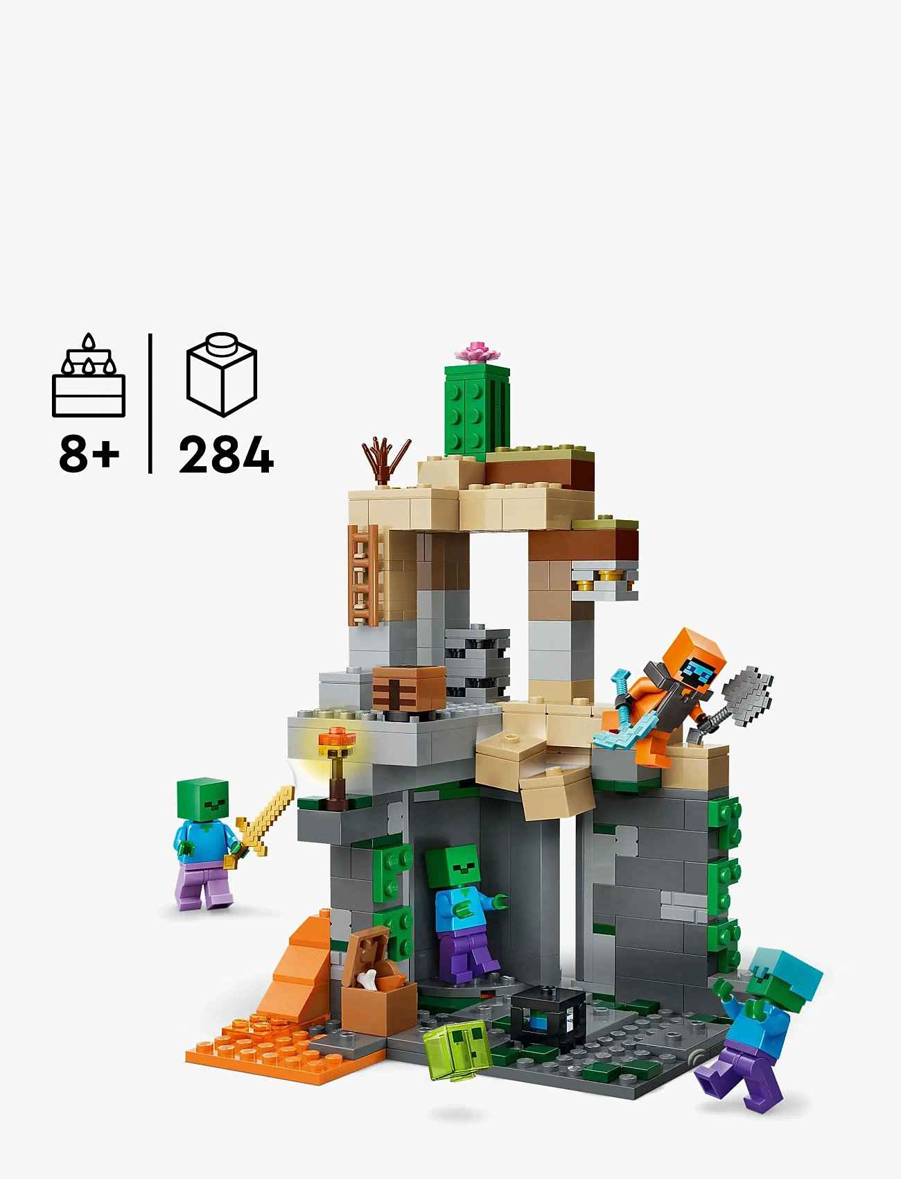 LEGO - Zombie Dungeon Gaming Building Toy 21587 - lego minecraft® - multi - 1