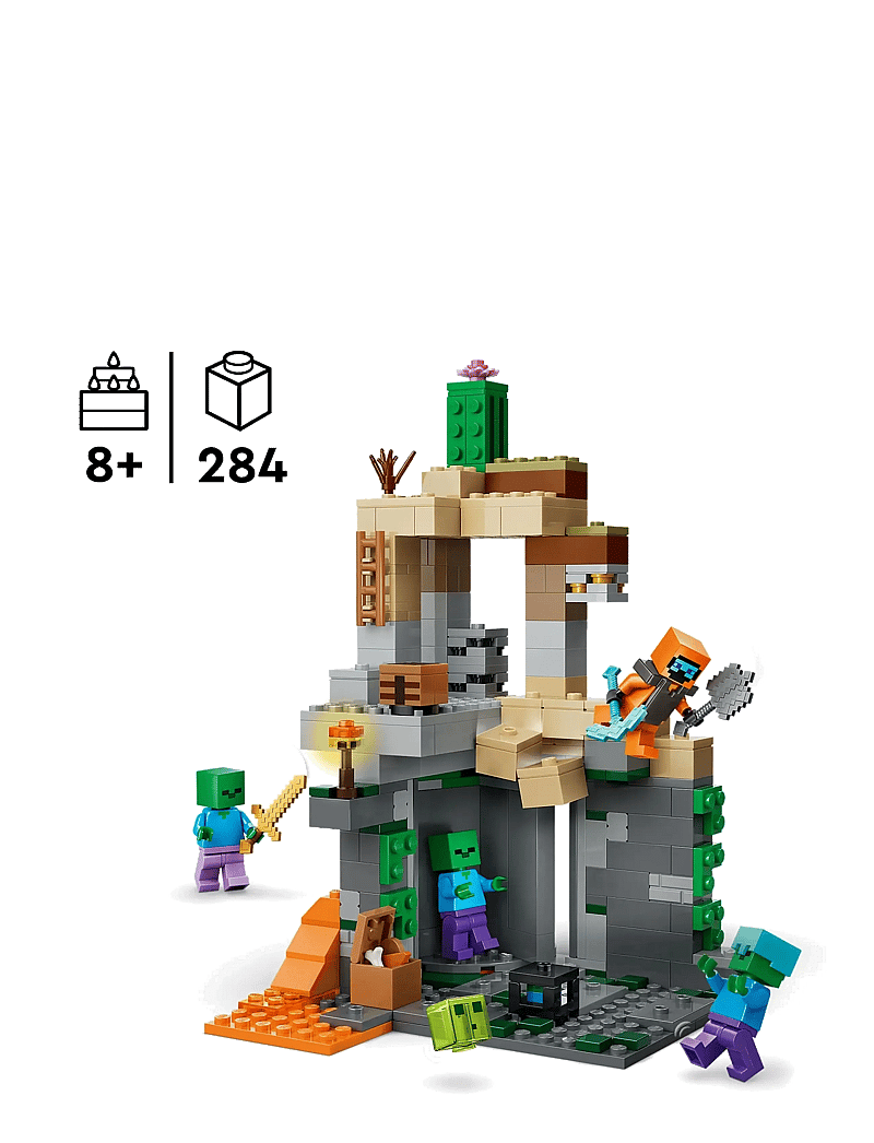 LEGO - Zombie Dungeon Gaming Building Toy 21587 - lego minecraft® - multi - 1