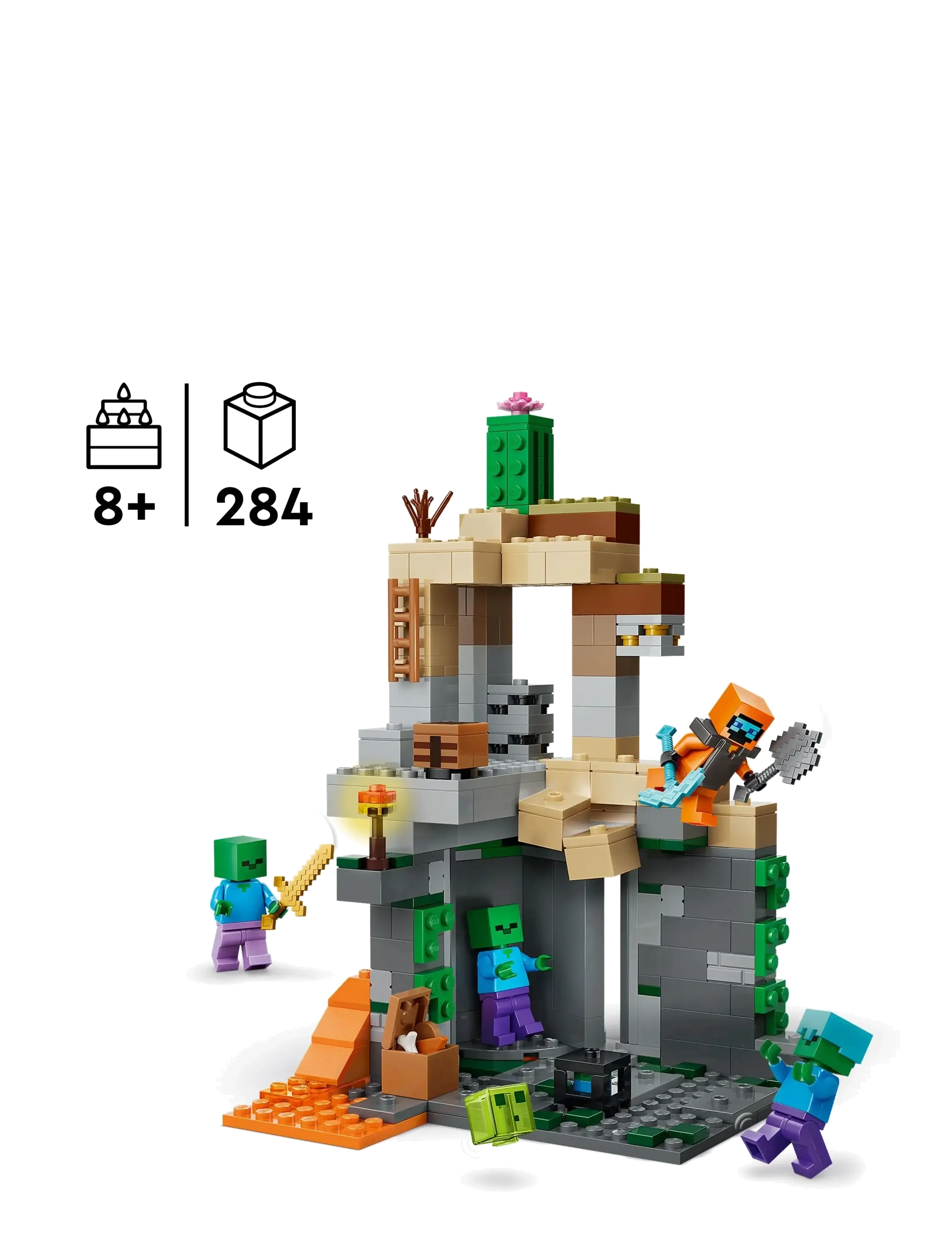 LEGO - Zombie Dungeon Gaming Building Toy 21587 - lego minecraft® - multi - 1