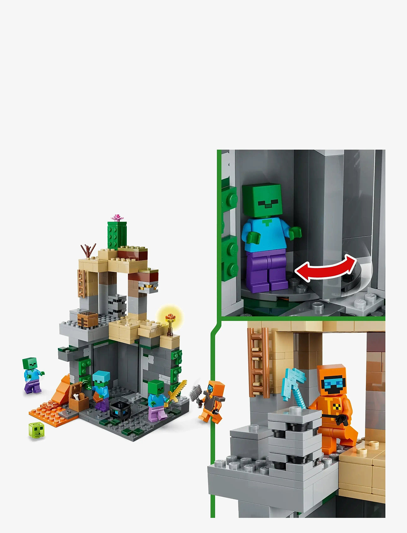 LEGO - Zombie Dungeon Gaming Building Toy 21587 - lego minecraft® - multi - 3