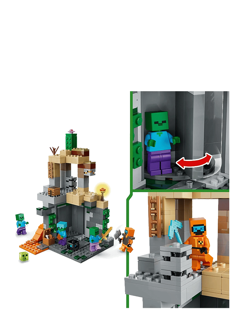 LEGO - Zombie Dungeon Gaming Building Toy 21587 - lego minecraft® - multi - 3