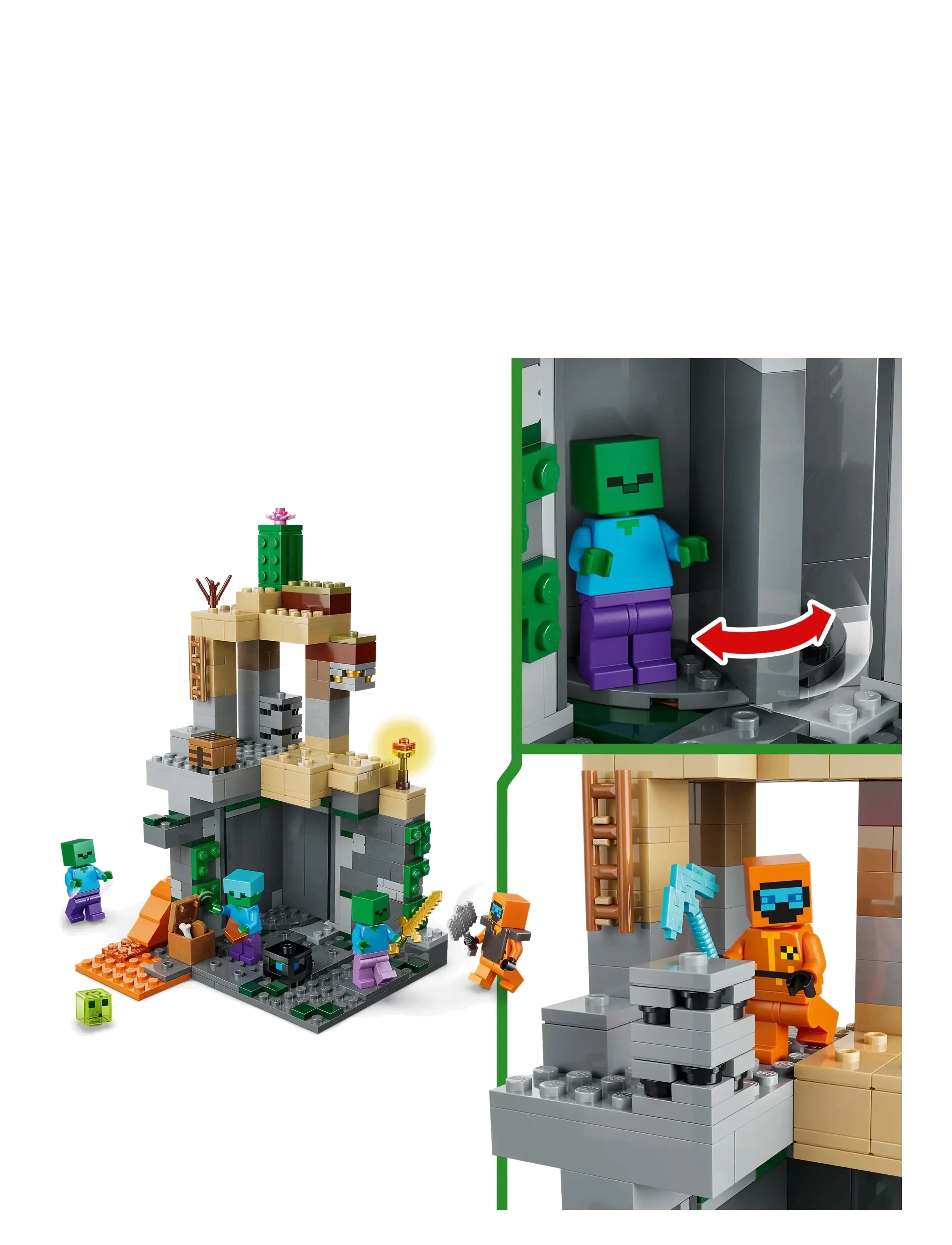 LEGO - Zombie Dungeon Gaming Building Toy 21587 - lego minecraft® - multi - 3