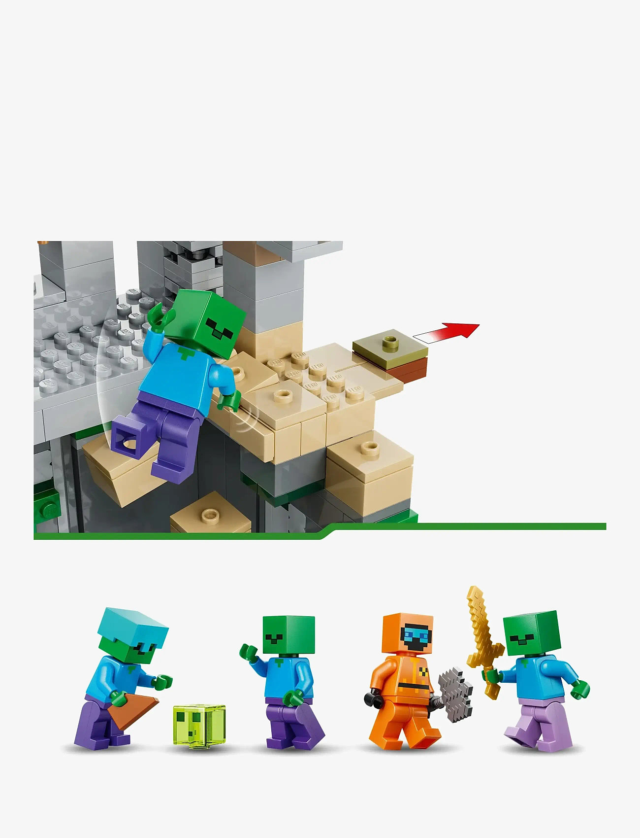 LEGO - Zombie Dungeon Gaming Building Toy 21587 - lego minecraft® - multi - 4