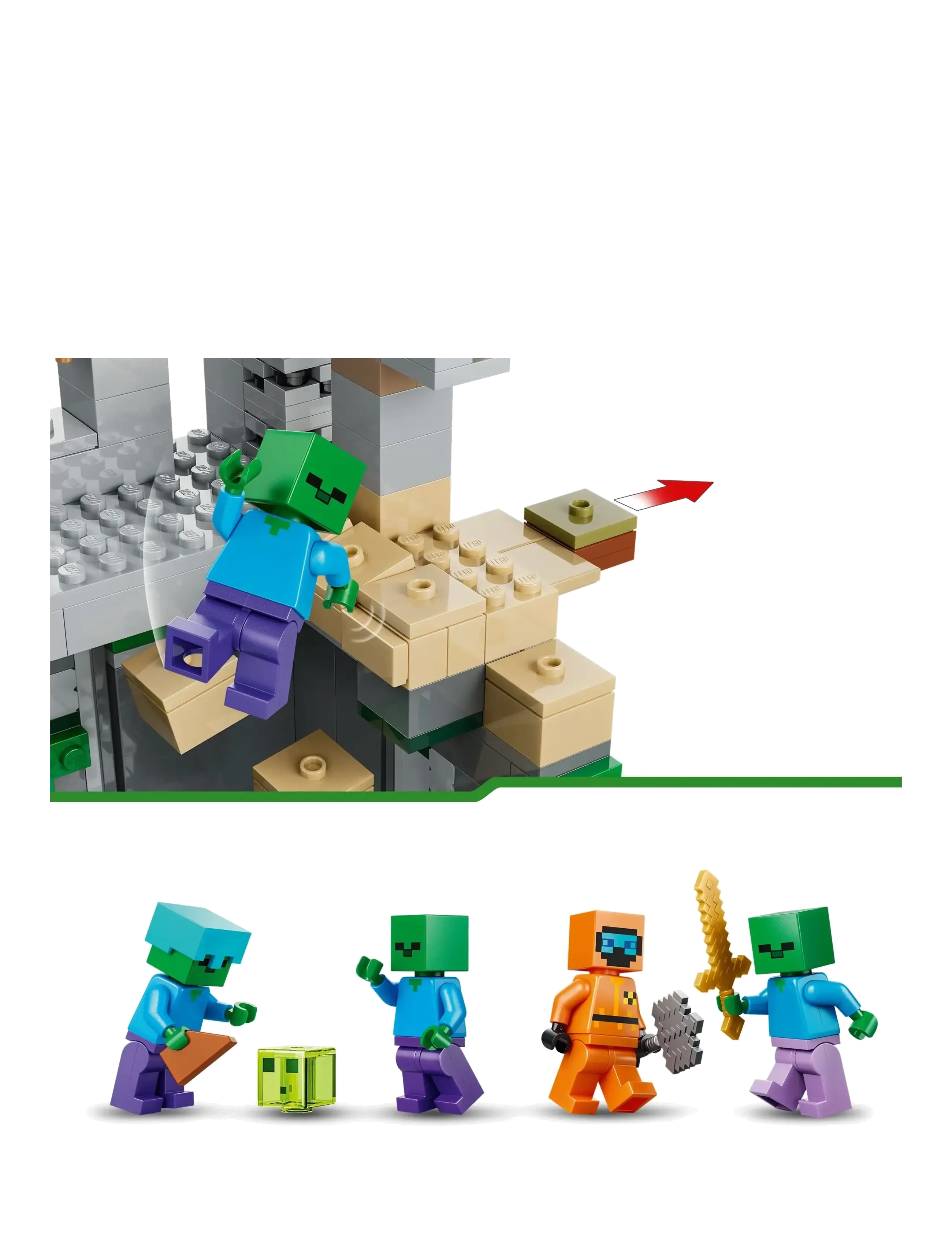 LEGO - Zombie Dungeon Gaming Building Toy 21587 - lego minecraft® - multi - 4