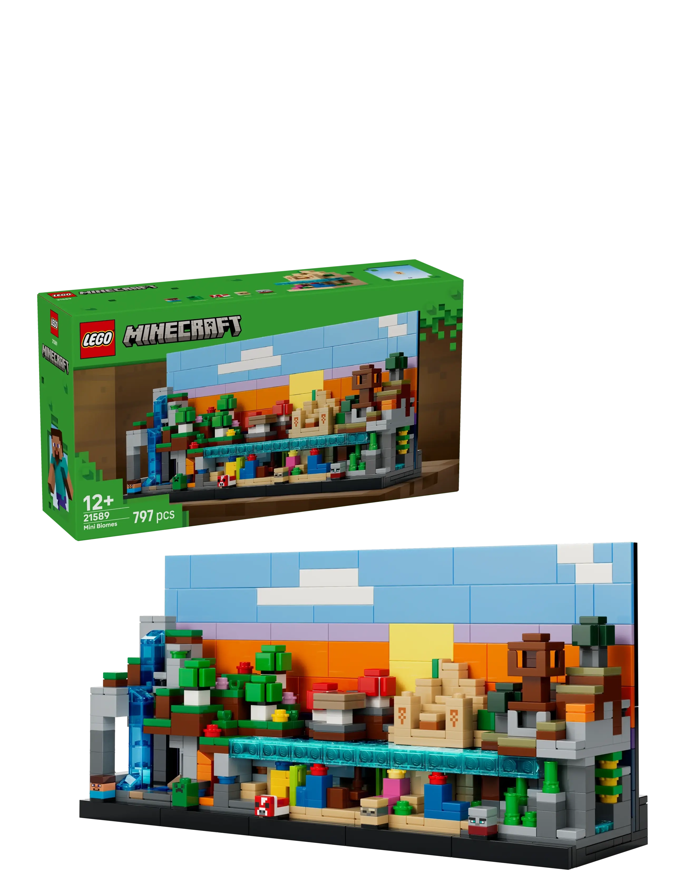 LEGO Mini-Biomer 21589, One Size, Lego Spielzeug, Mehrfarbig/gemustert - Minecraft, Kinder
