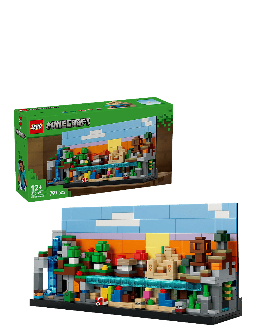 LEGO - Mini Biomes Gaming Art Building Set 21589 - lego minecraft® - multi - 0