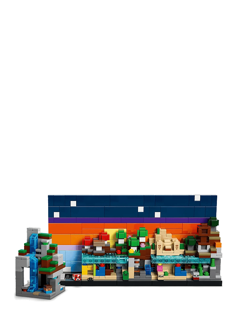 LEGO - Mini Biomes Gaming Art Building Set 21589 - lego minecraft® - multi - 1