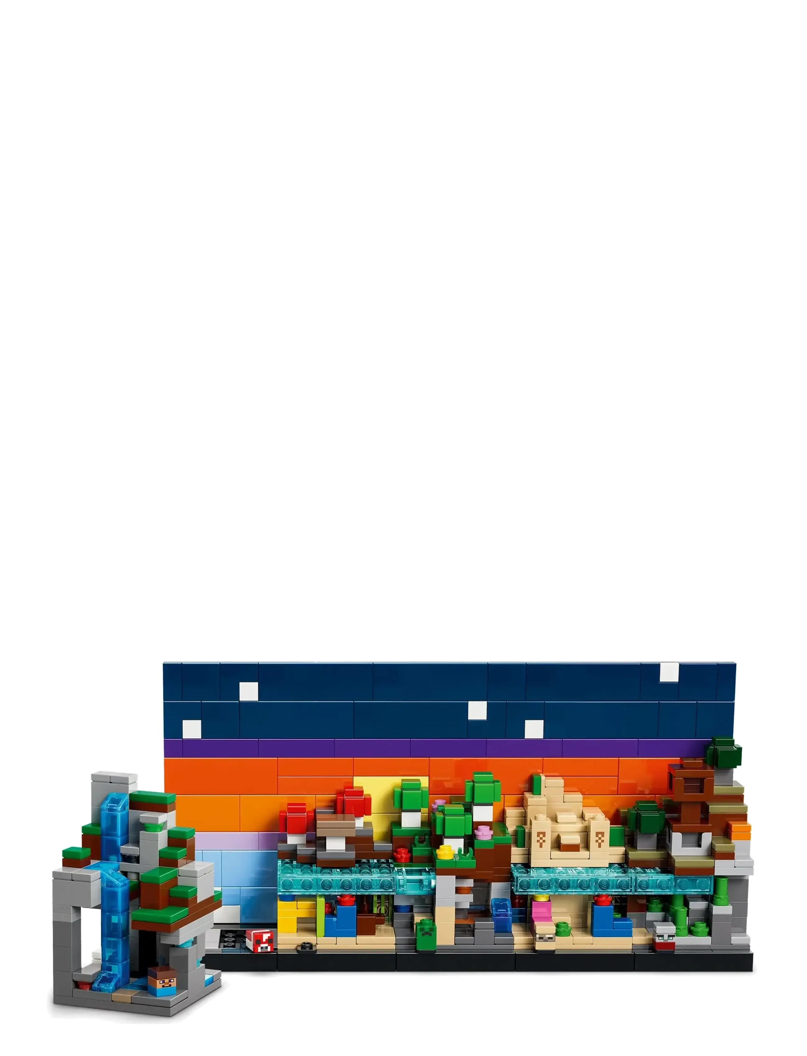 LEGO - Mini Biomes Gaming Art Building Set 21589 - lego minecraft® - multi - 1