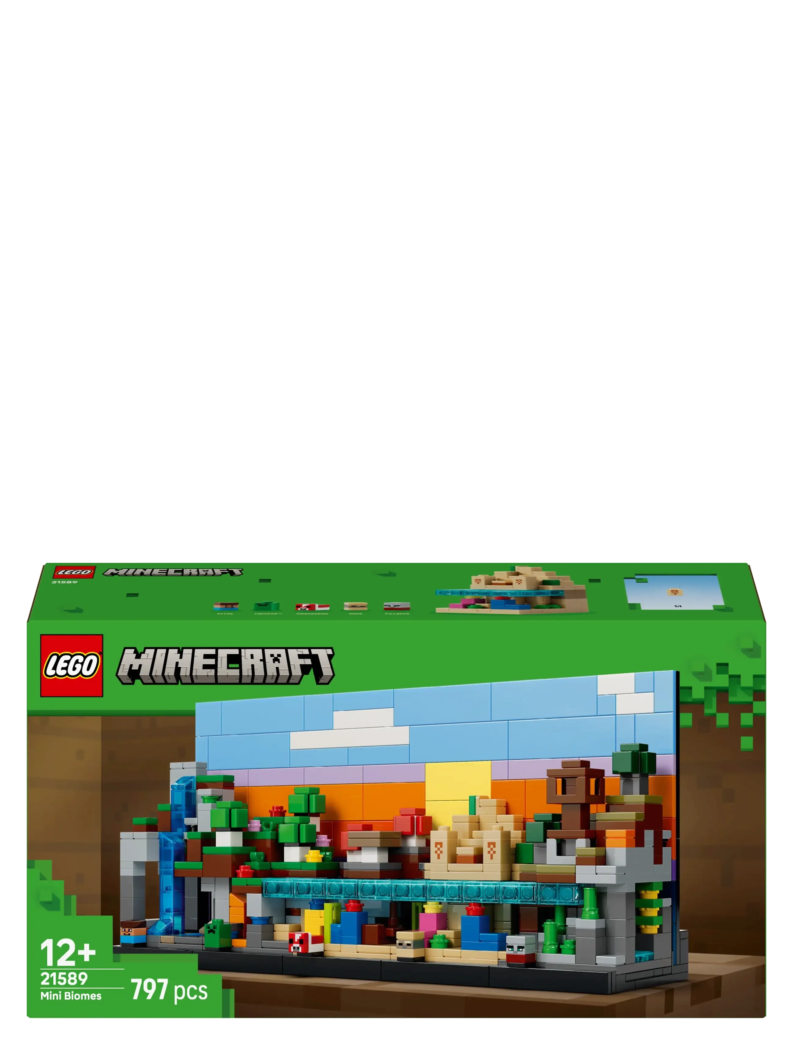 LEGO - Mini Biomes Gaming Art Building Set 21589 - lego minecraft® - multi - 4