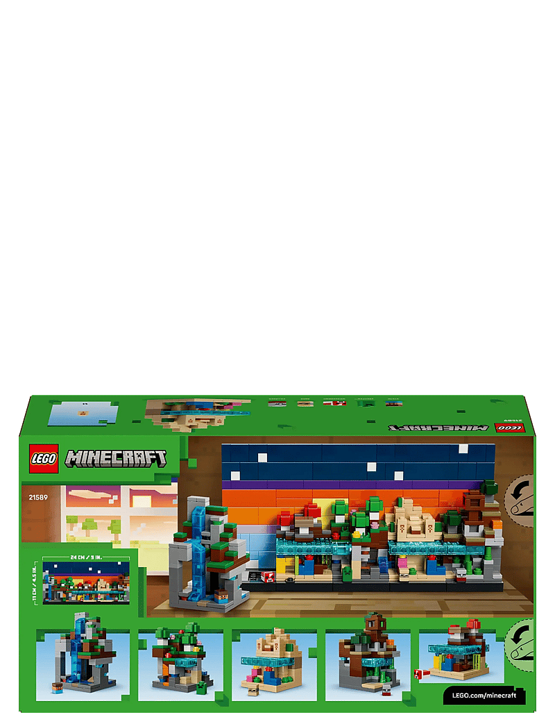 LEGO - Mini Biomes Gaming Art Building Set 21589 - lego minecraft® - multi - 5