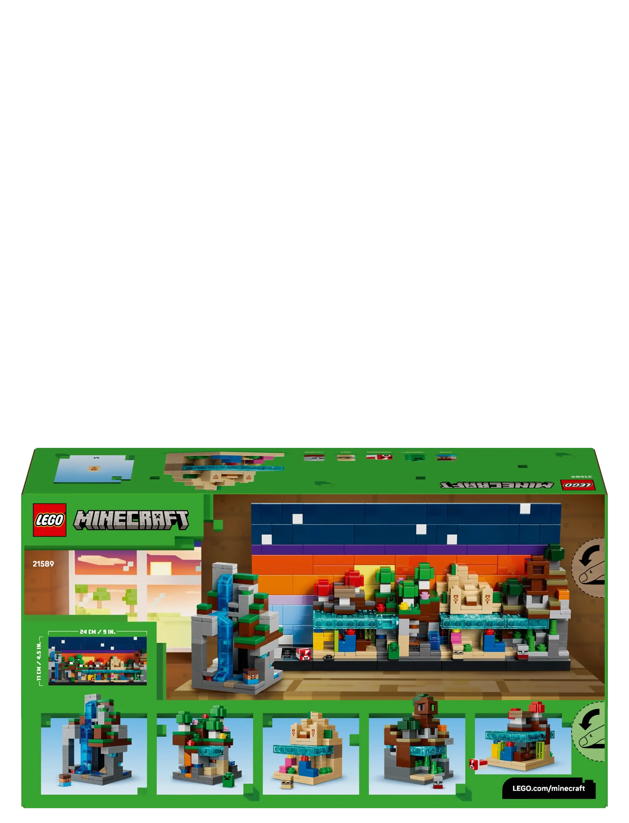 LEGO - Mini Biomes Gaming Art Building Set 21589 - lego minecraft® - multi - 5