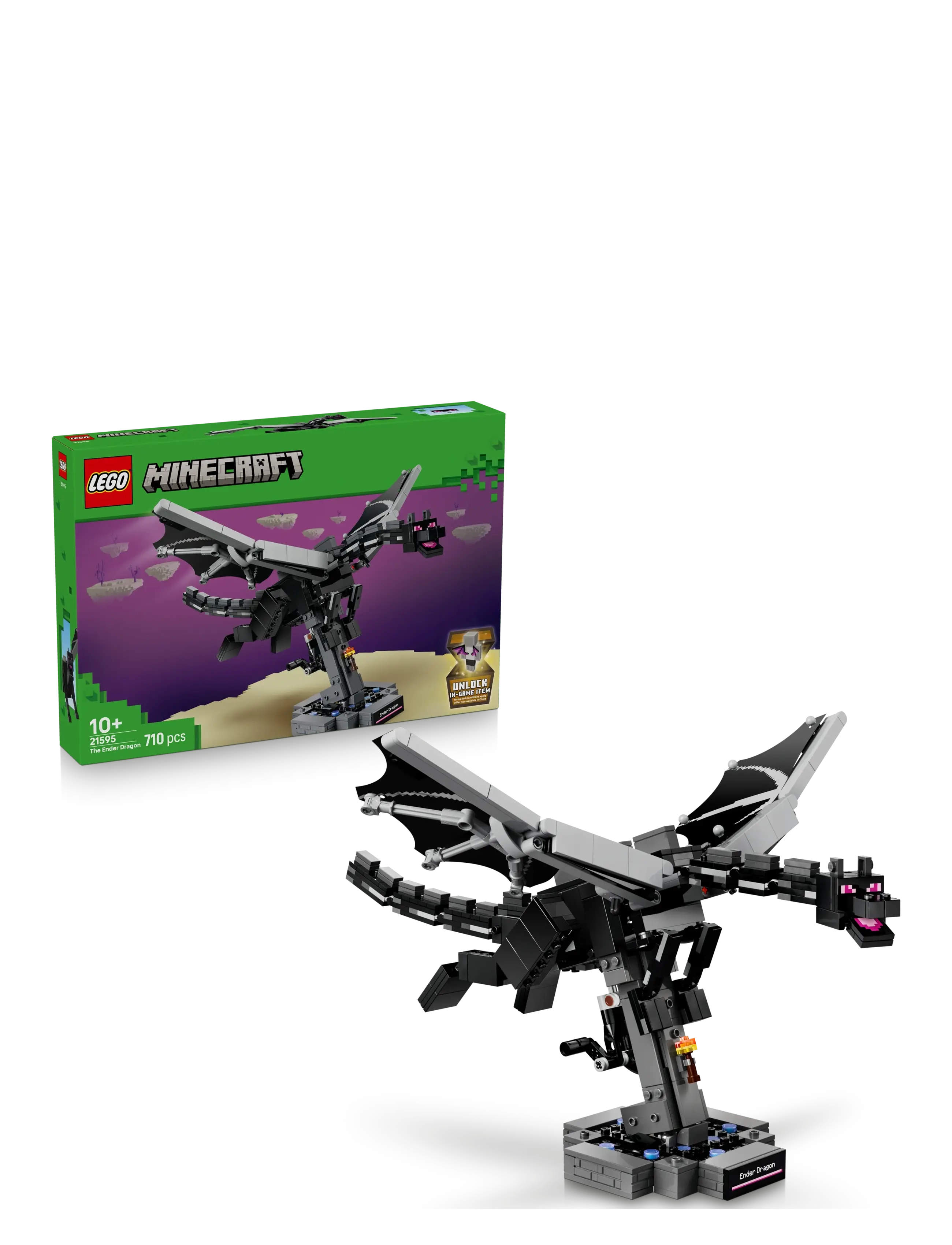 LEGO Ender-Dragen 21595, One Size, Lego Spielzeug, Schwarz - Minecraft, Kinder