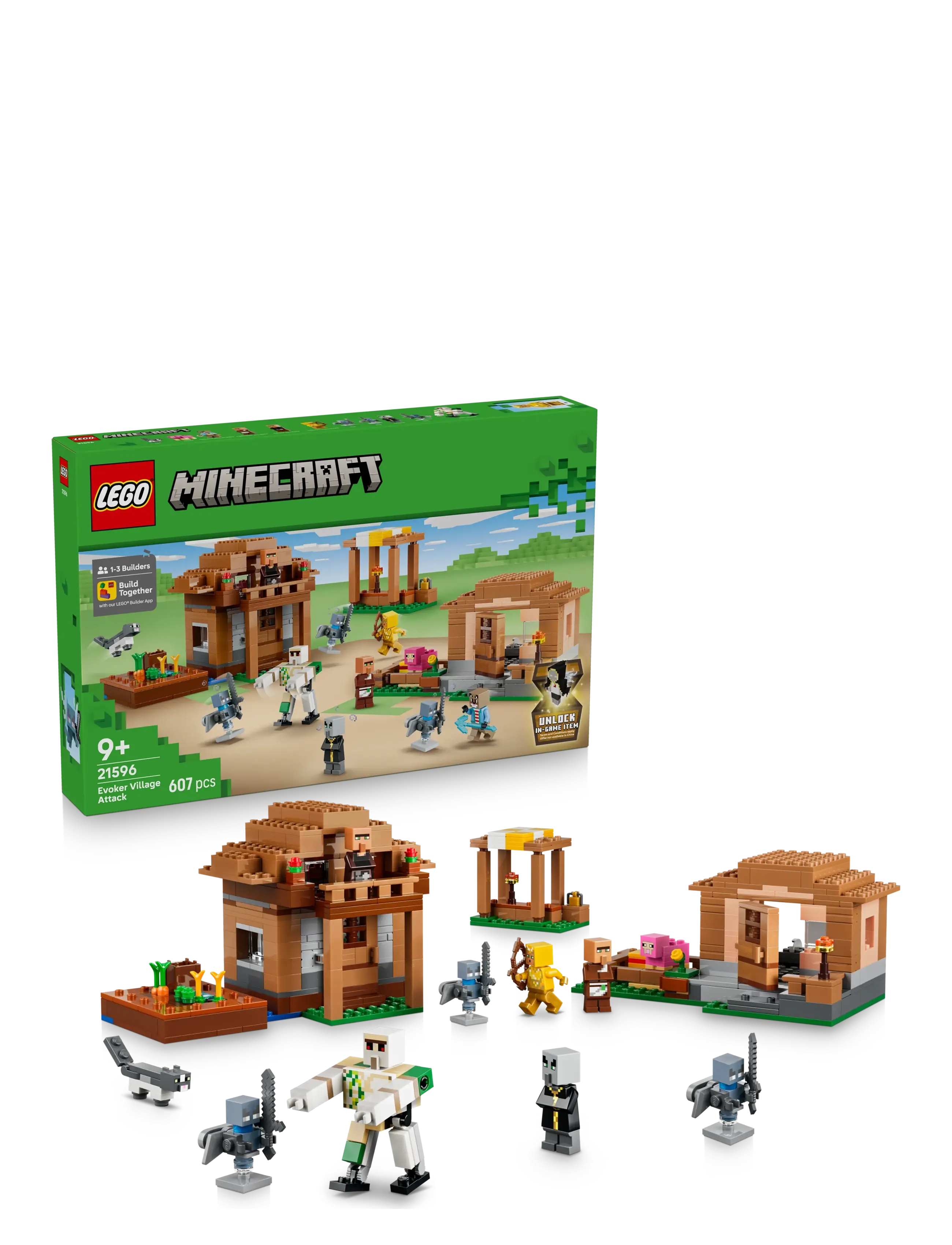 LEGO Troldkarl-Landsbyangreb 21596, One Size, Brown, Lego Legetøj > Lego Minecraft, Børn